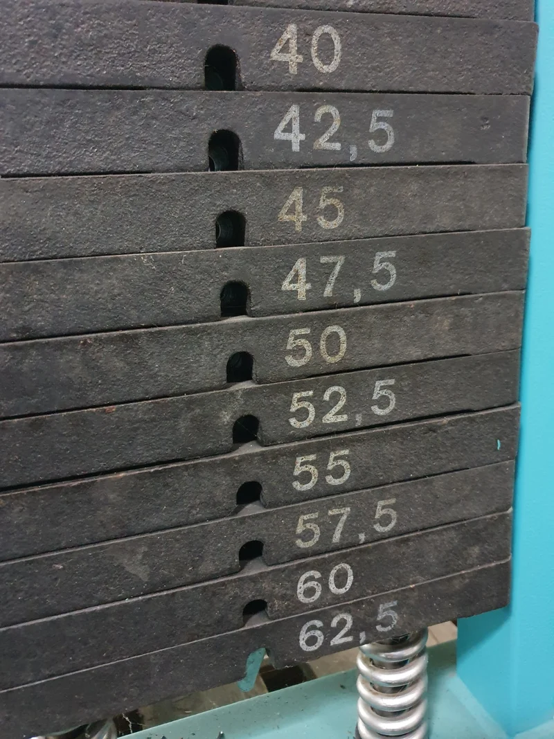 Gym80 Bizepsmaschine, Biceps Curl, Edition Line, Rahmenfarbe Türkis, gebraucht