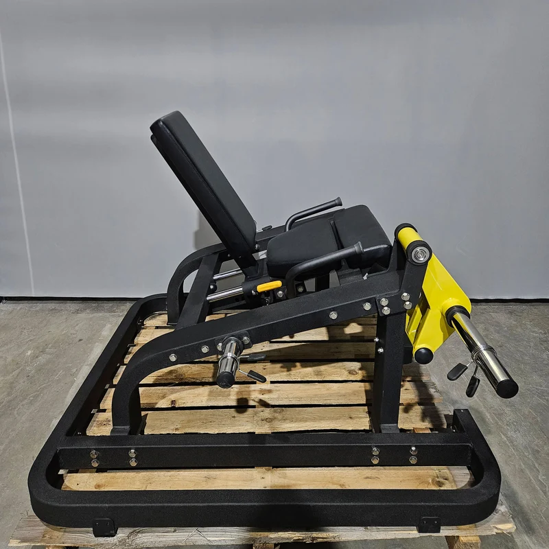 DankSport Beinstrecker sitzend, Leg Extension Plate loaded, Farbe Schwarz, gebraucht - überholter Zustand