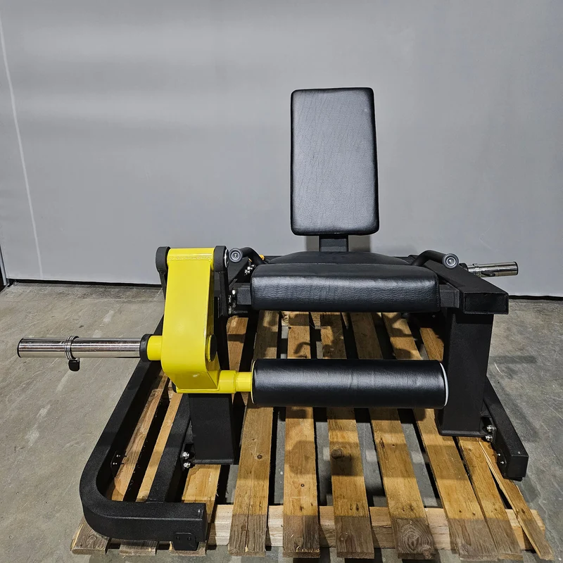 DankSport Beinstrecker sitzend, Leg Extension Plate loaded, Farbe Schwarz, gebraucht - überholter Zustand