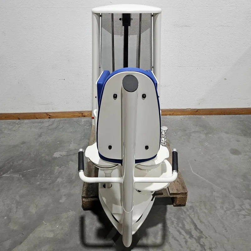 Gym80 Sygnum 2er Set = Abduktoren und Adduktorenmaschine, Hip Abduction und Hip Adduction Set, Rahmenfarbe Weiß, gebraucht - überholter Zustand
