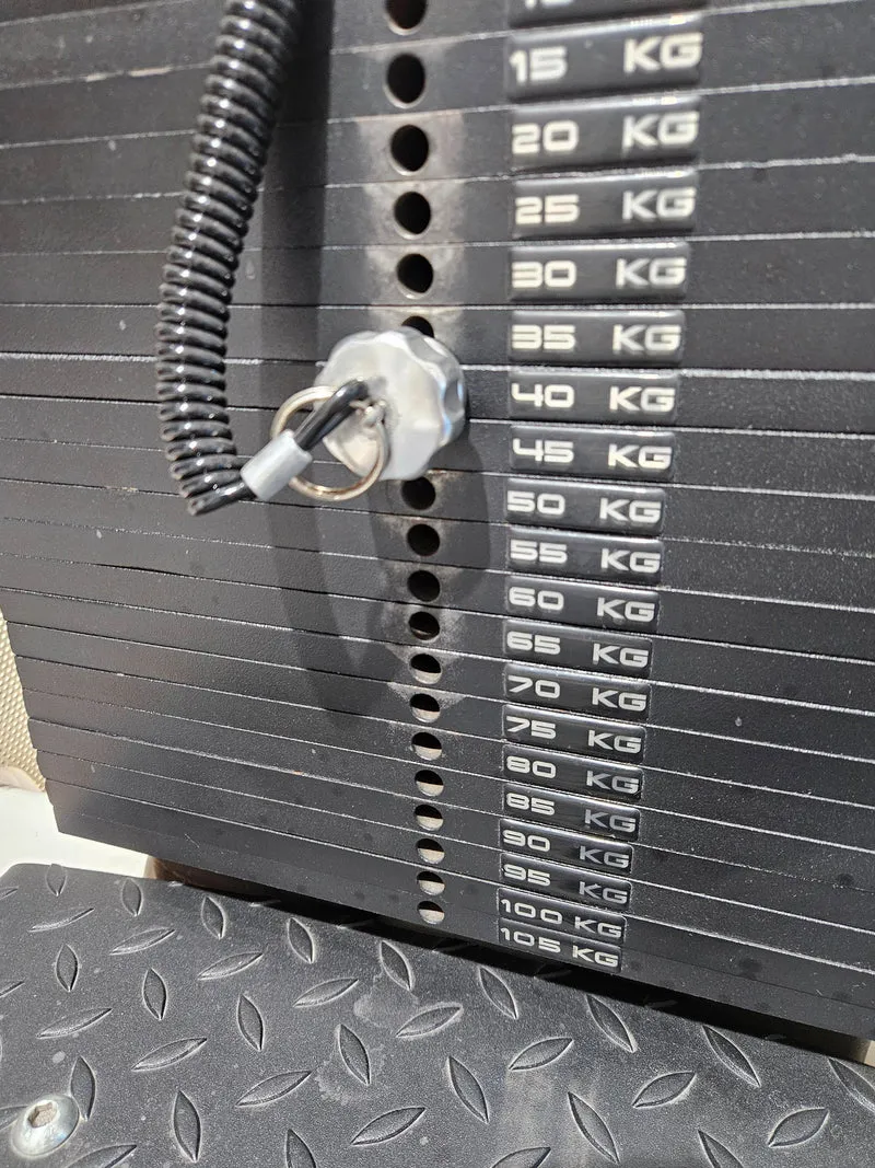 Gym80 Sygnum 2er Set = Abduktoren und Adduktorenmaschine, Hip Abduction und Hip Adduction Set, Rahmenfarbe Weiß, gebraucht - überholter Zustand