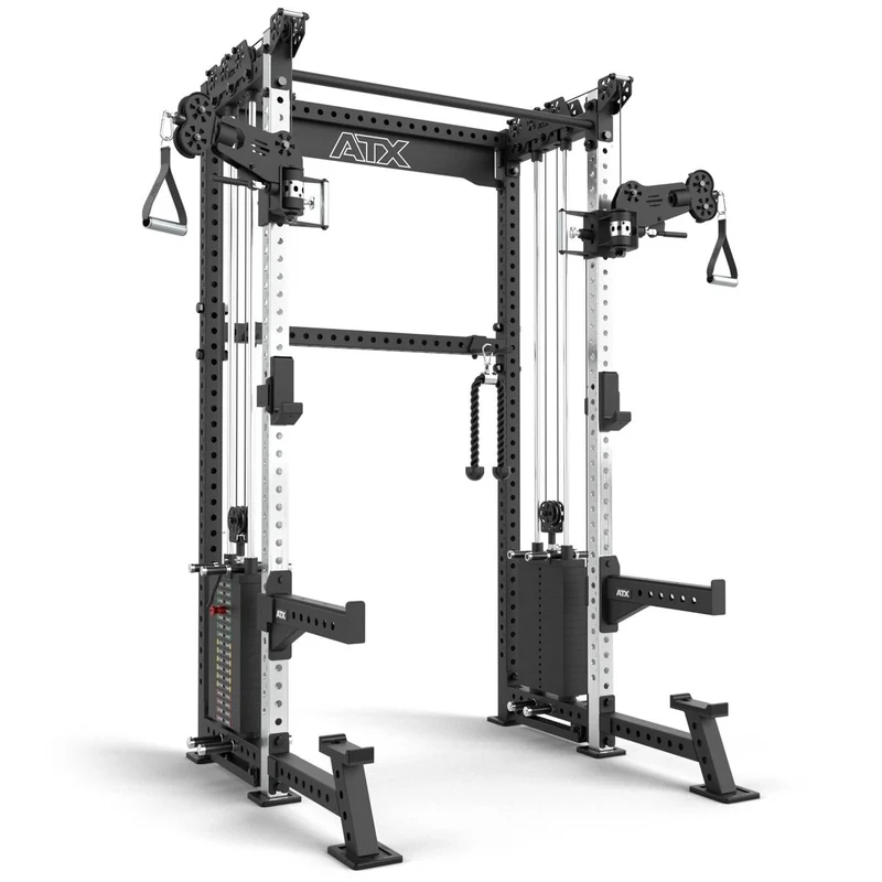 ATX Cable Half Rack mit 2 x 90 kg Steckgewichten