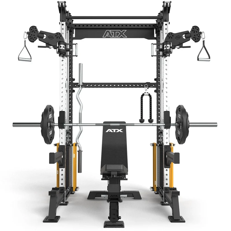 ATX Cable Half Rack mit 2 x 90 kg Steckgewichten