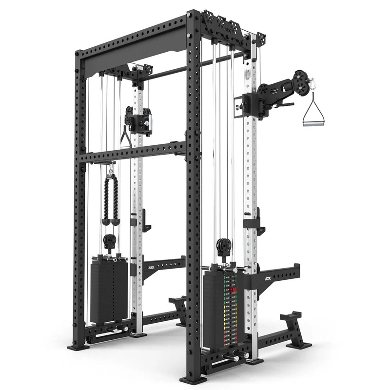 ATX Cable Half Rack mit 2 x 90 kg Steckgewichten