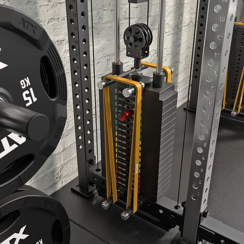 ATX Cable Half Rack mit 2 x 90 kg Steckgewichten