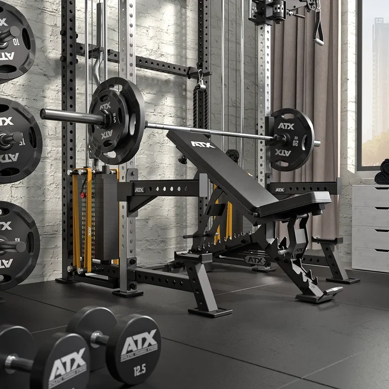 ATX Cable Half Rack mit 2 x 90 kg Steckgewichten