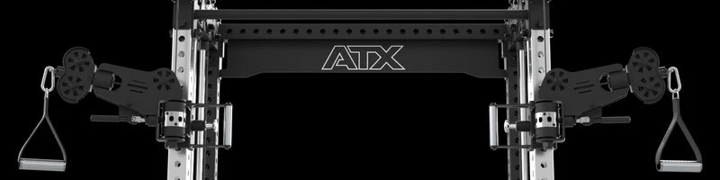ATX Cable Half Rack mit 2 x 90 kg Steckgewichten