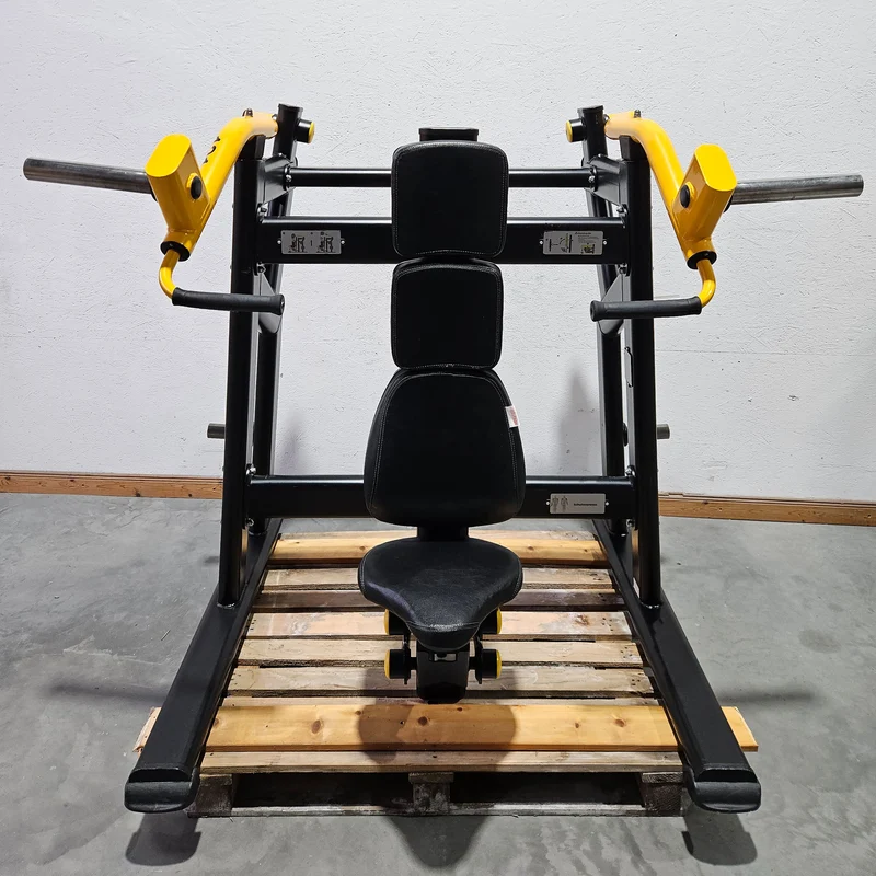 Master Sport Plate loaded Set, 14 Kraftgeräte, Farbe Schwarz/Anthrazit und Gelb, gebraucht - geprüfter Zustand