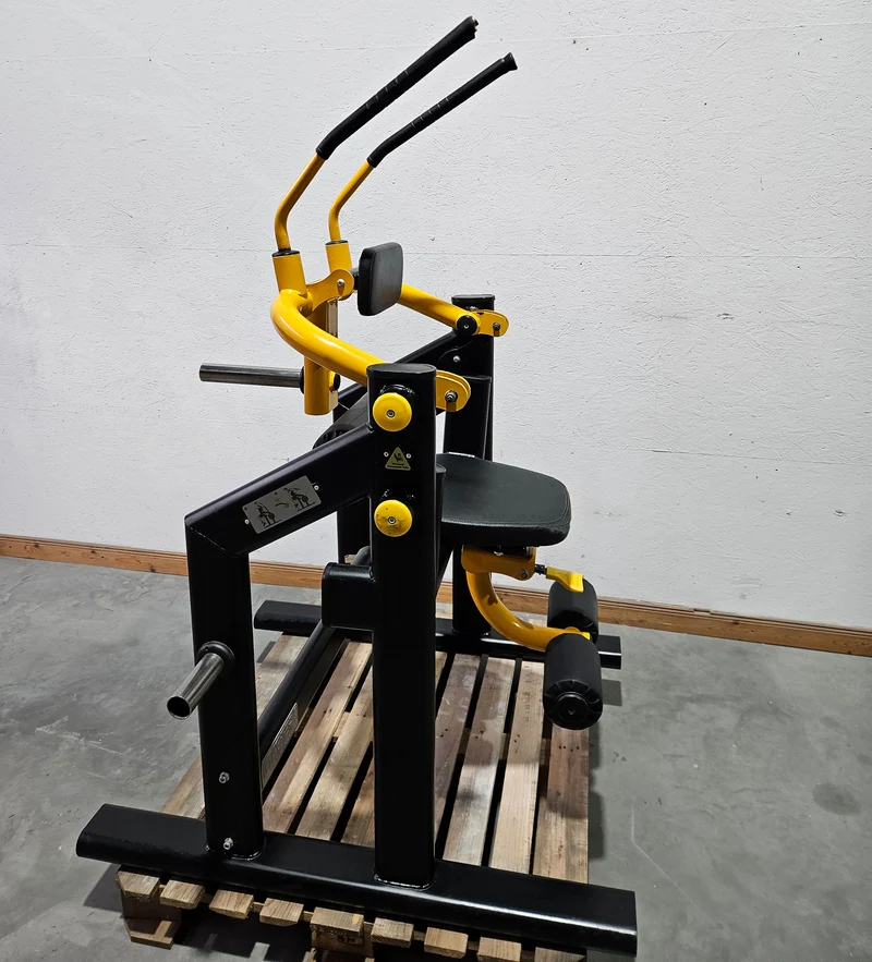 Master Sport Plate loaded Set, 14 Kraftgeräte, Farbe Schwarz/Anthrazit und Gelb, gebraucht - geprüfter Zustand