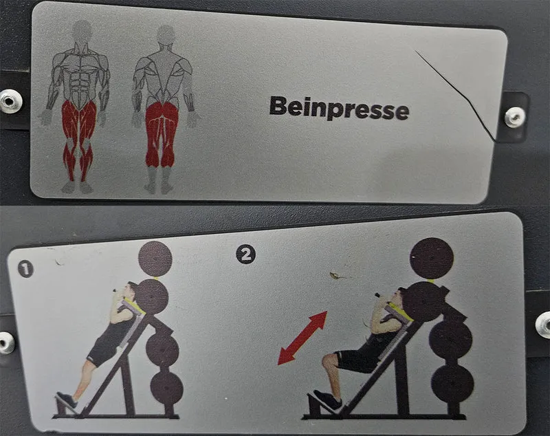 Master Sport Plate loaded Set, 14 Kraftgeräte, Farbe Schwarz/Anthrazit und Gelb, gebraucht - geprüfter Zustand