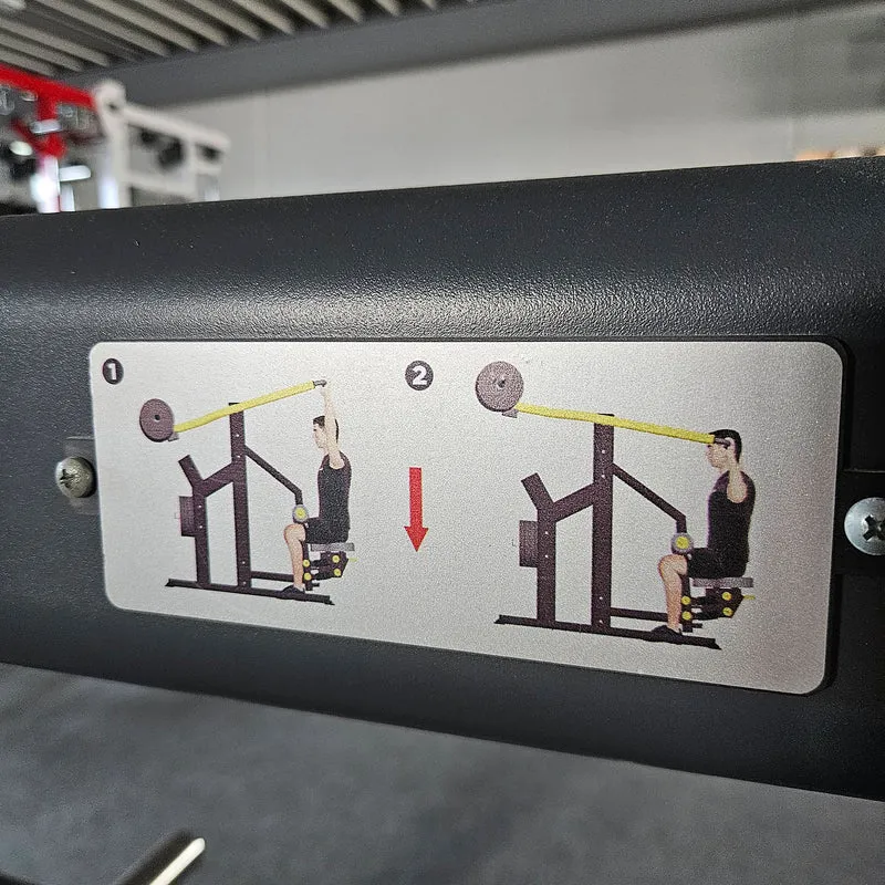Master Sport Plate loaded Set, 10 Kraftgeräte, Farbe Schwarz und Rot, gebraucht - geprüfter Zustand