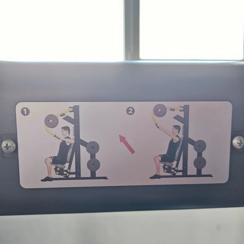 Master Sport Plate loaded Set, 10 Kraftgeräte, Farbe Schwarz und Rot, gebraucht - geprüfter Zustand