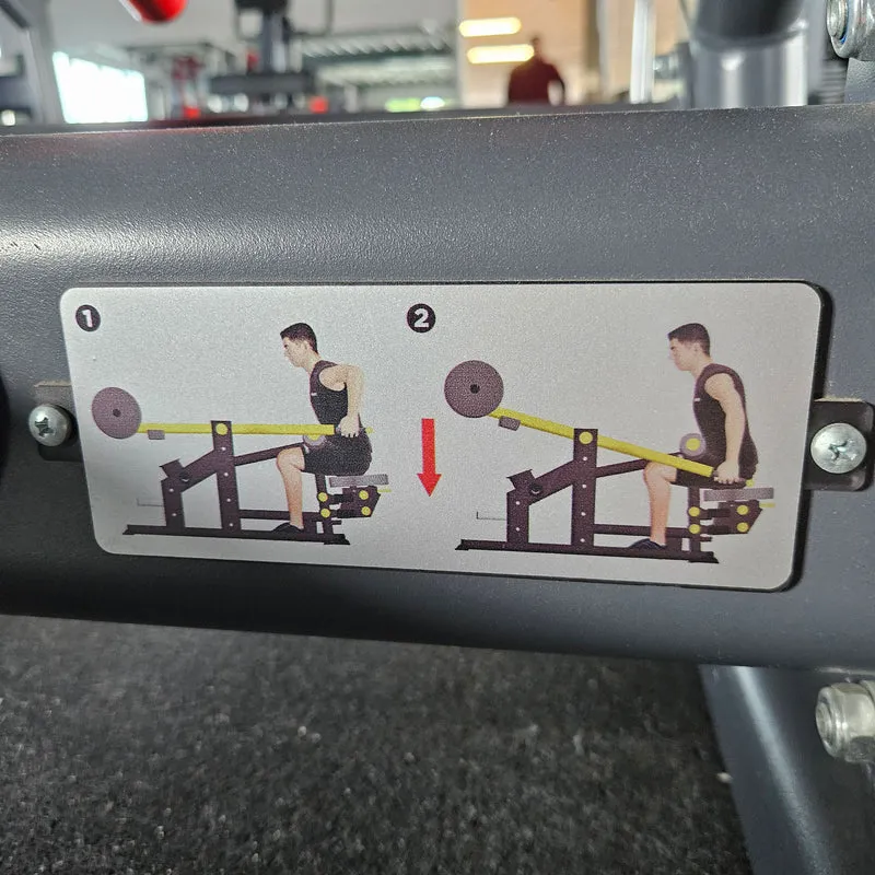 Master Sport Plate loaded Set, 10 Kraftgeräte, Farbe Schwarz und Rot, gebraucht - geprüfter Zustand