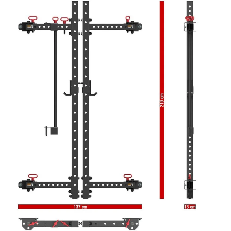ATX Fold Back Rack - Half Rack 750 - Einklappbar