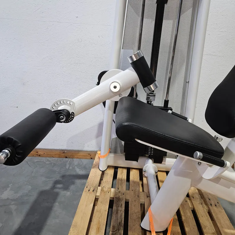 Gym80 Sygnum Beinstrecker sitzend 3001, Leg Extension Kraftgerät, Rahmenfarbe Weiß, gebraucht - überholter Zustand