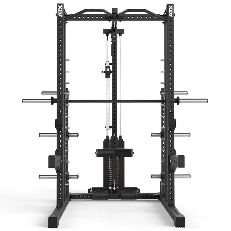 ATX Multipresse-Rack MPX-780 Komplettstation mit Latzugstation - 125 kg Steckgewichte