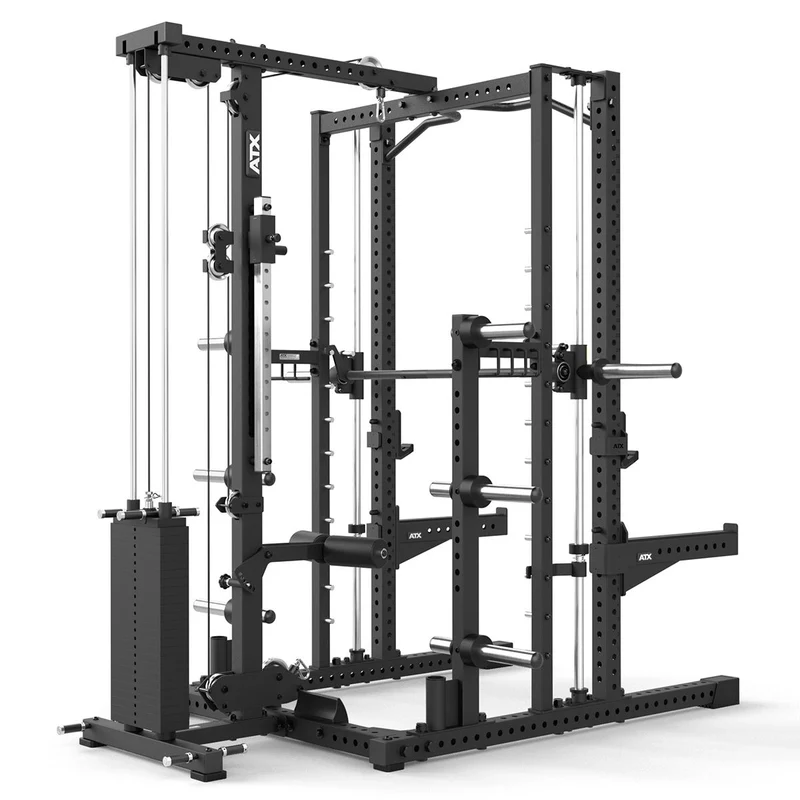 ATX Multipresse-Rack MPX-780 Komplettstation mit Latzugstation - 125 kg Steckgewichte