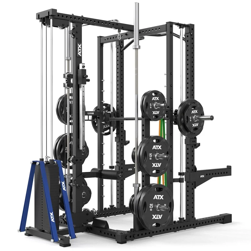 ATX Multipresse-Rack MPX-780 Komplettstation mit Latzugstation - 125 kg Steckgewichte