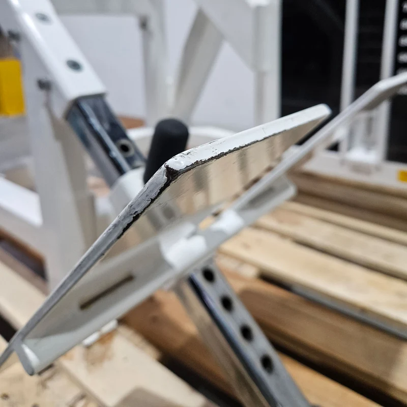 Pulse bzw Pulsestar Rückenstreckermaschine, Back Extension, Lower Back, Hyperextension, Rahmenfarbe Weiß, gebraucht - geprüfter Zustand mit optischen Gebrauchsspuren