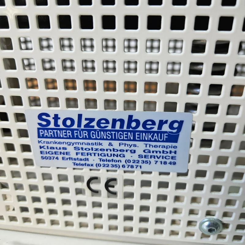 Dynamed Funktionsstemme Kombi Sitzend-Liegend, 150kg Gewichtsblock, mit Kippkreisel, Beinpresse verstellbar, Stolzenberg, Rahmen Weiß, gebraucht - überholter Zustand