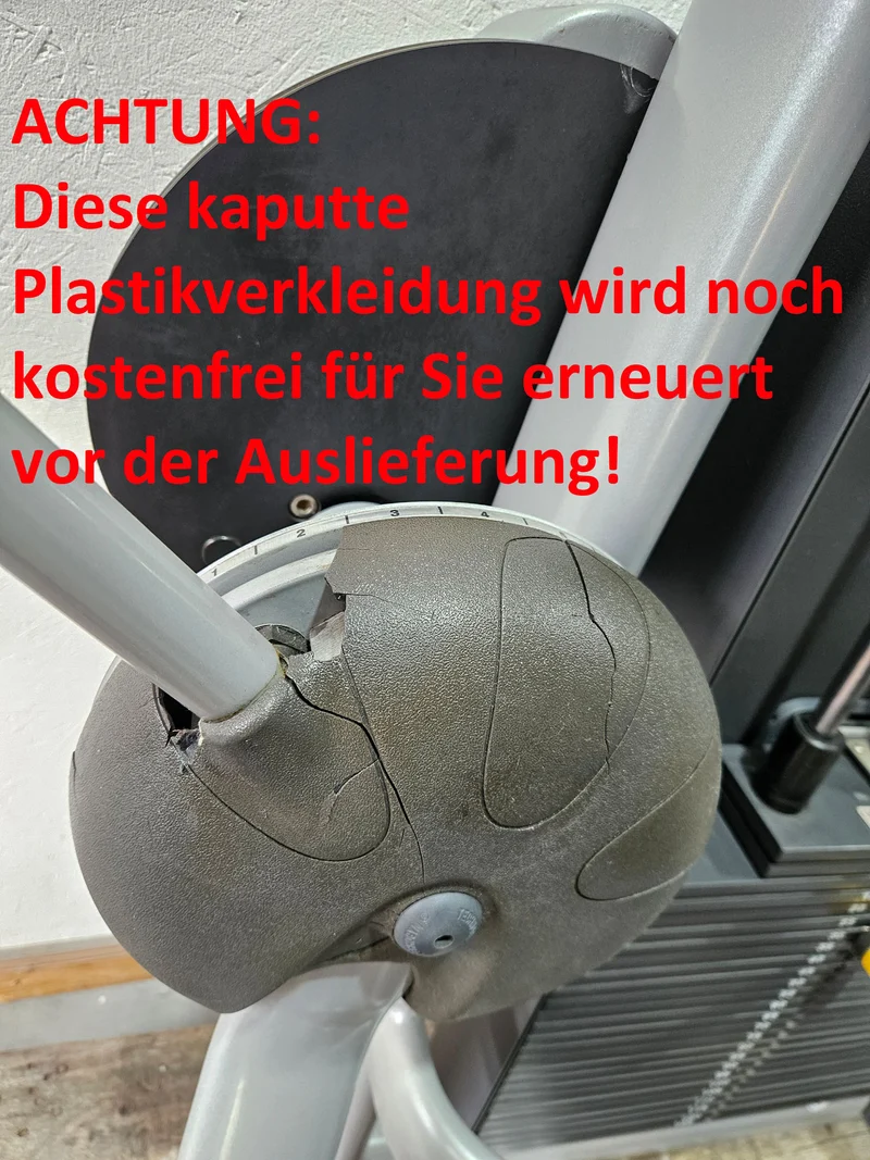 Technogym 2er Set = Beinstrecker und Beinbeuger, Leg Extension and Leg Curl Set, Selection Line, Rahmenfarbe Silber, gebraucht - überholter Zustand