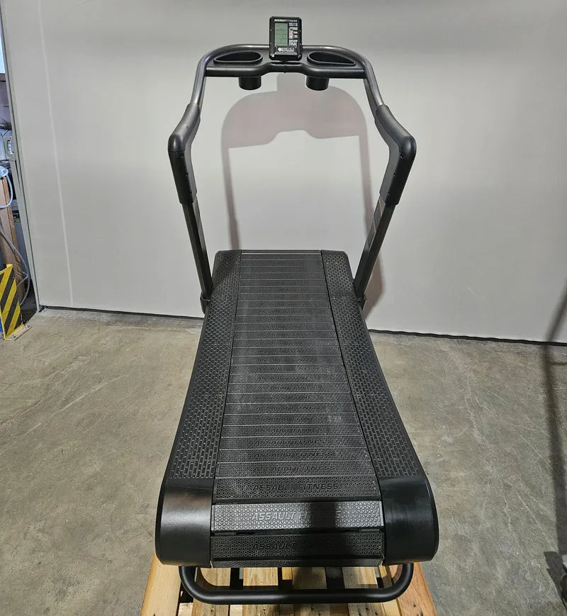 Assault Runner Elite, Curved Lamellen Laufband, mit Display, Farbe Schwarz, gebraucht - geprüfter Zustand