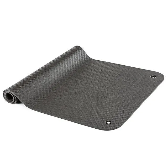 Profi Gymnastikmatte 180 x 65 x 0,8 cm - Farbe Schwarz - Made in Germany