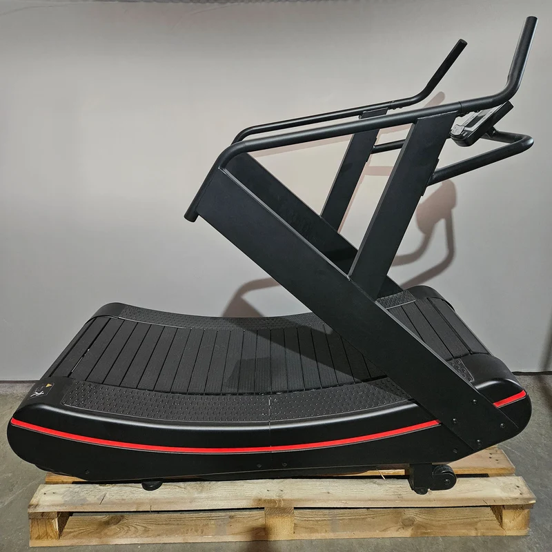 Curved Lamellen Laufband - ähnlich Assault Runner oder Woodway, Farbe Schwarz, gebraucht - geprüfter Zustand