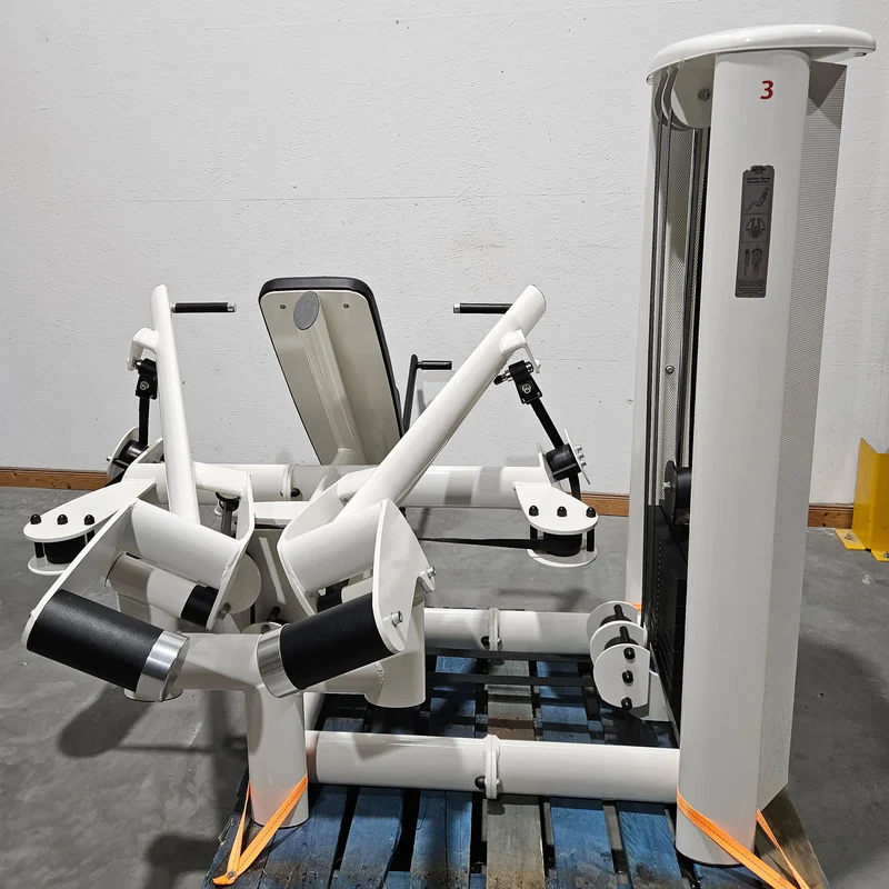 Gym80 Schulterpresse DUAL 3043 Sygnum, Shoulder Press, Overhead Press, Rahmenfarbe Weiß, gebraucht - überholter Zustand