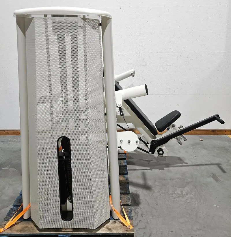 Gym80 Schulterpresse DUAL 3043 Sygnum, Shoulder Press, Overhead Press, Rahmenfarbe Weiß, gebraucht - überholter Zustand