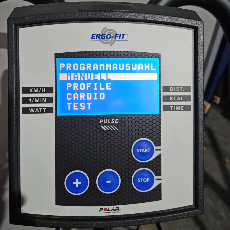 Ergo Fit Ergometer Cycle 457 Med, Farbe Schwarz, gebraucht - überholter Zustand