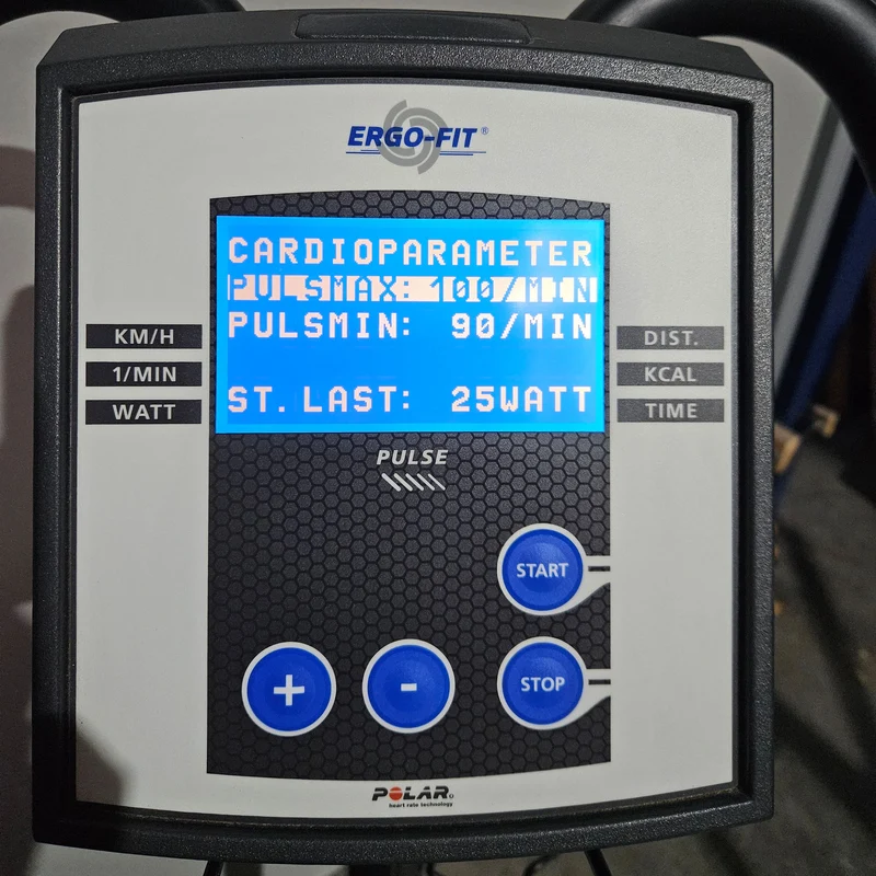 Ergo Fit Ergometer Cycle 457 Med, Farbe Schwarz, gebraucht - überholter Zustand