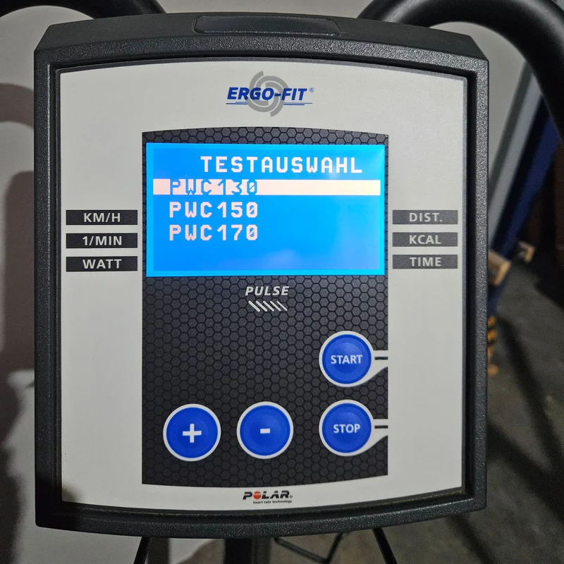 Ergo Fit Ergometer Cycle 457 Med, Farbe Schwarz, gebraucht - überholter Zustand
