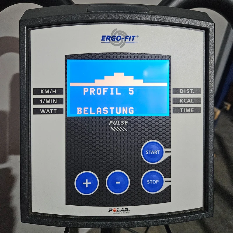 Ergo Fit Ergometer Cycle 457 Med, Farbe Schwarz, gebraucht - überholter Zustand