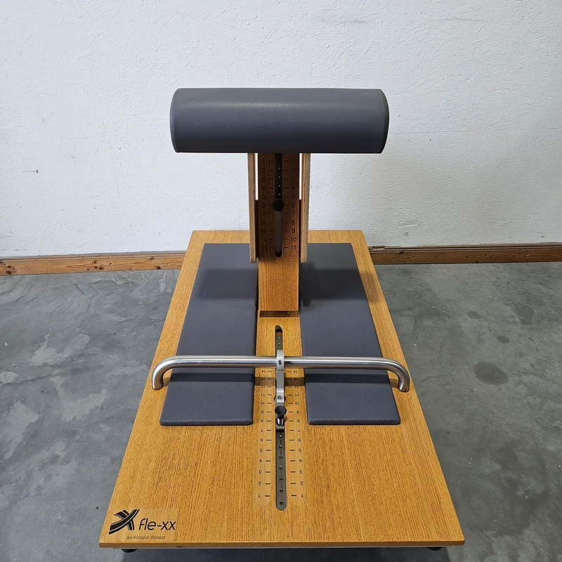 Fle-xx 6er Beweglichkeitszirkel, Rückgrat-Konzept, Dehnzirkel aus Holz von Flexx, Holzfarbe Hell, guter gebrauchter Zustand