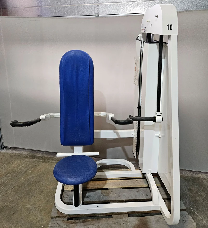 Proxomed, Stützstemme, Dips, Trizepsmaschine, Armstrecker, Compass Serie, Farbe Weiß, gebraucht - geprüfter Zustand mit Gebrauchsspuren