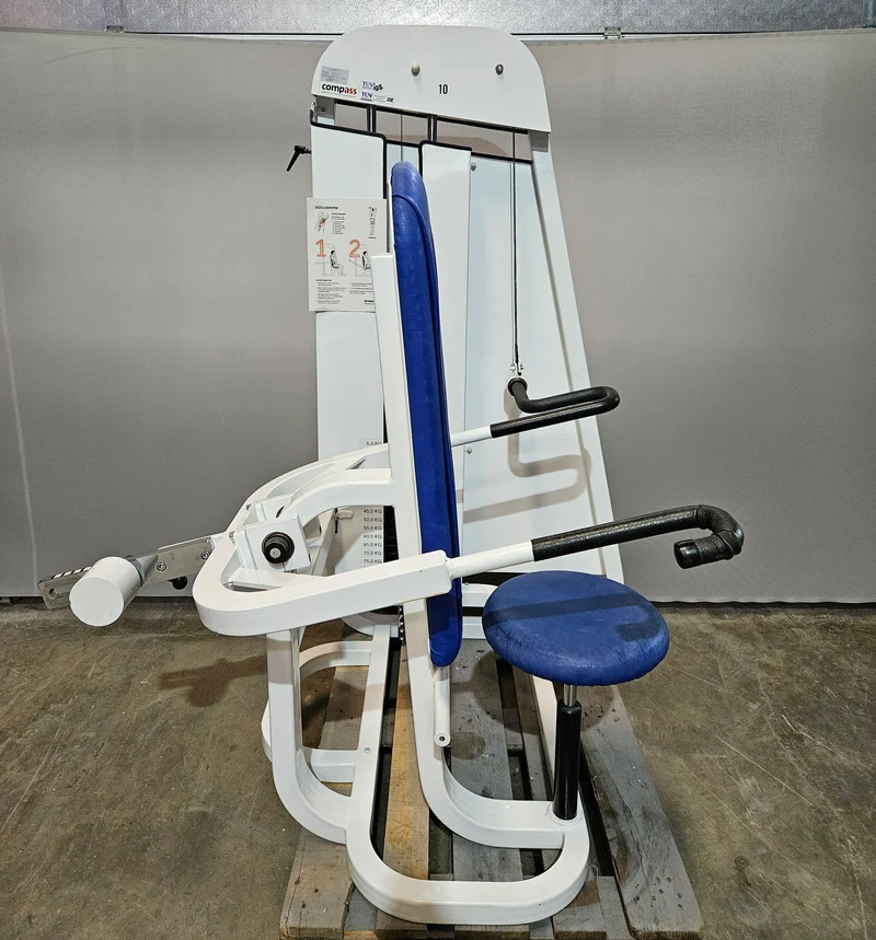 Proxomed, Stützstemme, Dips, Trizepsmaschine, Armstrecker, Compass Serie, Farbe Weiß, gebraucht - geprüfter Zustand mit Gebrauchsspuren