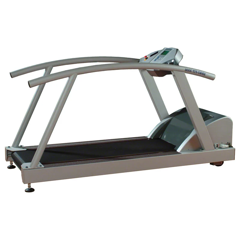 Ergo-Fit Trac 3000 Alpin Laufband, extra langer Handlauf, Silber, gebraucht - überholter Zustand inkl. neuer Laufdecke!