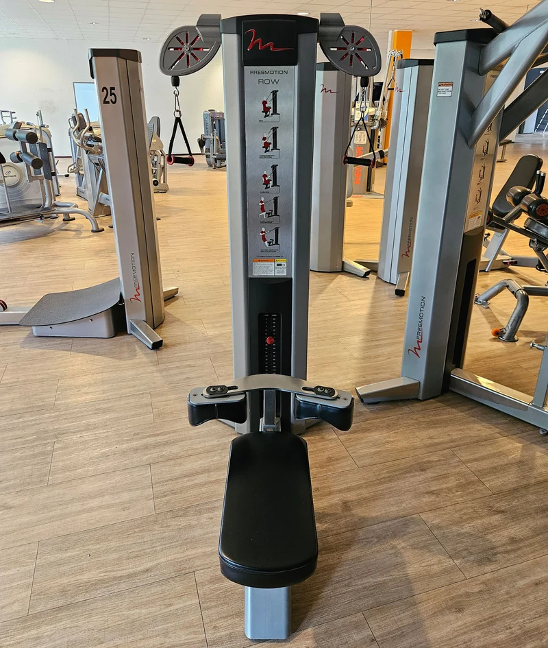 Freemotion Row G604 - Rudern am Kabel, Rudermaschine, Rücken Krafttrainingsgerät aus der Genesis Serie, Rahmenfarbe Silber, gebraucht - überholter Zustand