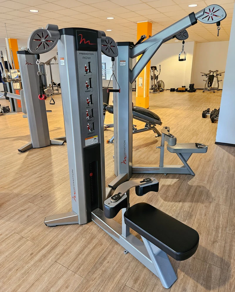 Freemotion Row G604 - Rudern am Kabel, Rudermaschine, Rücken Krafttrainingsgerät aus der Genesis Serie, Rahmenfarbe Silber, gebraucht - überholter Zustand