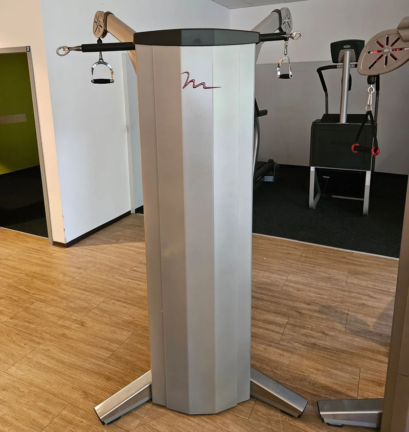 Freemotion Lat G620 - Latzug am Kabel, Lat Pulldown, Rücken Krafttrainingsgerät aus der Genesis Serie, Rahmenfarbe Silber, gebraucht - überholter Zustand