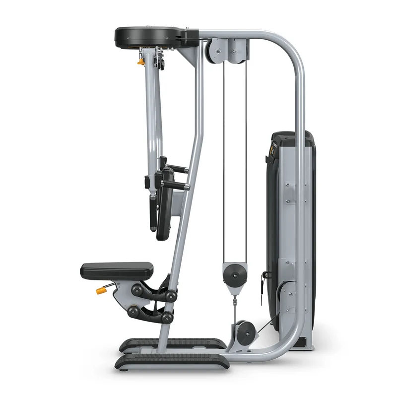 Matrix Ultra Pec Fly and Rear Delt G7-S22, Butterfly und Butterfly Reverse 2 in 1 Kombimaschine, Rahmen Silber, gebraucht - überholter Zustand