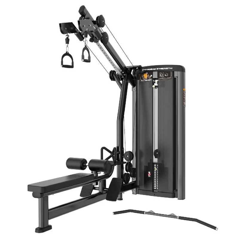 Titanium Strength Genesis Series Unilateral Latzug / Rudermaschine tief (stack loaded) GS-S47