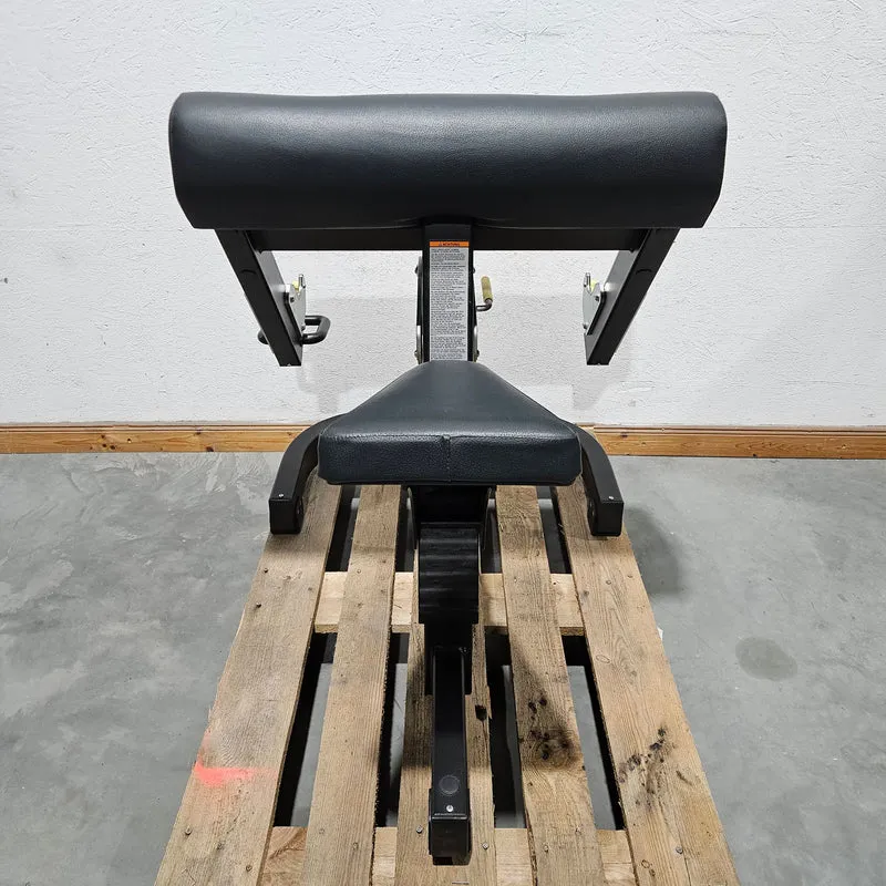 TechnoGym Pure Strength Scott Bench Scottcurl Bank, Bizeps Trainingsbank, Farbe Schwarz, gebraucht - überholter Zustand