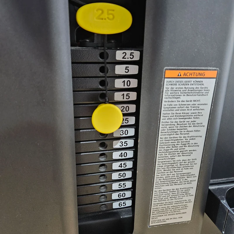 Technogym Selection Pro Reverse Fly, Butterfly Reverse, Rear Delt, Farbe Schwarz, gebraucht, überholter Zustand
