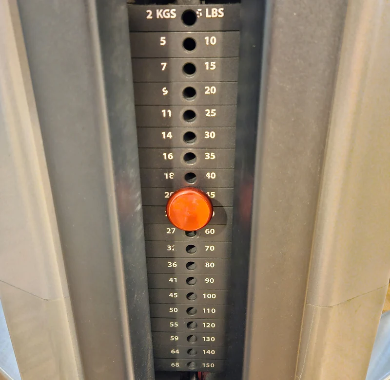 Freemotion Multi-Plane Shoulder G601 - Schulterpresse am Kabel, Kabelzüge für Schultertraining, Krafttrainingsgerät aus der Genesis Serie, Rahmenfarbe Silber, gebraucht - überholter Zustand