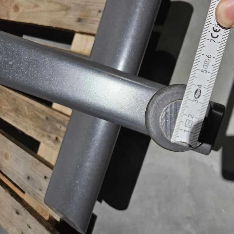 Bauchmaschine Plate loaded, Bauchbank, Sit Up Ab Crunch Bench, Crunchstuhl T 500, Teuwsen Sportgerät, Rahmenfarbe Anthrazit, gebrauchter - überholter Zustand
