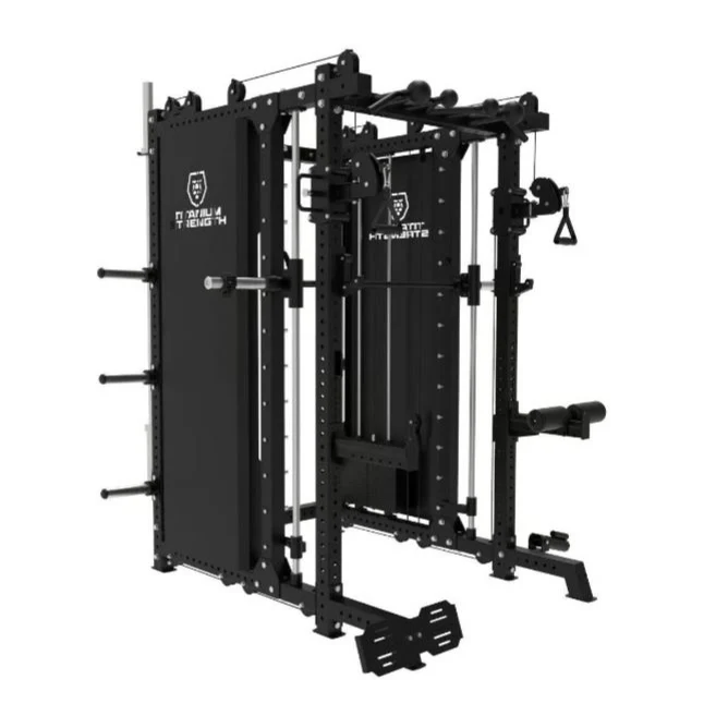 Titanium Strength Multipresse mit Doppelseilzug und Rack B500 Pro