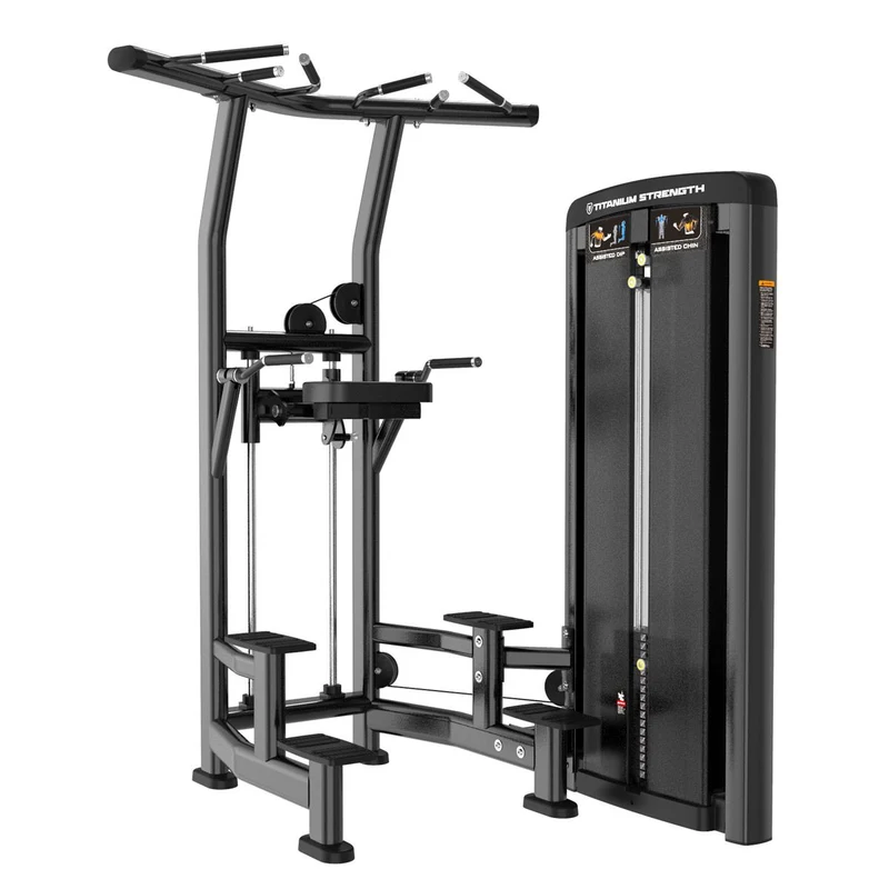 Titanium Strength Genesis Series Klimmzug- und Dipmaschine (stack loaded) GS-S2