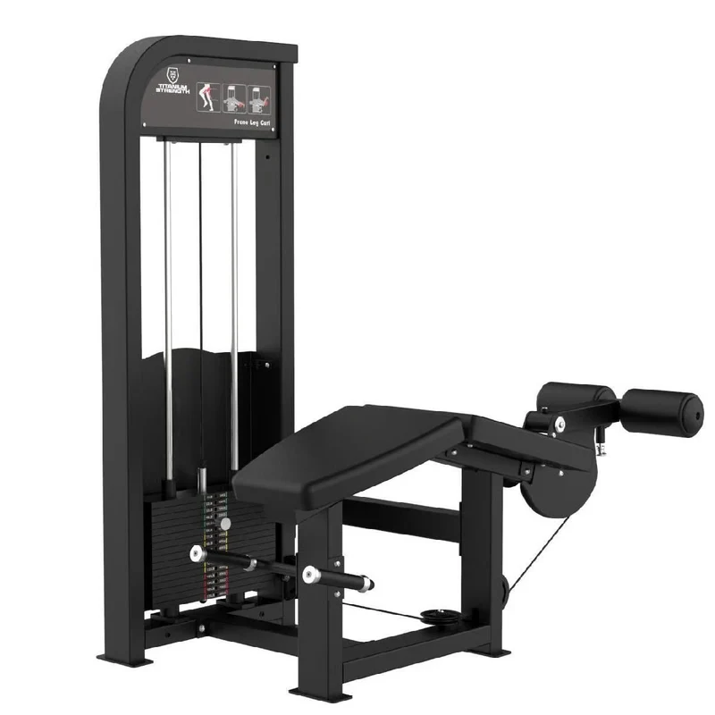Titanium Strength Elite Series Beinbeuger liegend (stack loaded) EL-S19